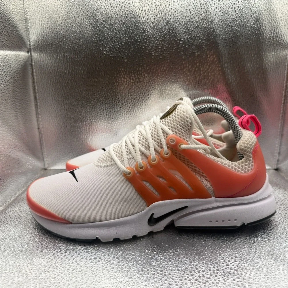 Size‎ 7Y Nike Presto GS Pink And White Kids Lace-Up Running Shoes 833878-106
